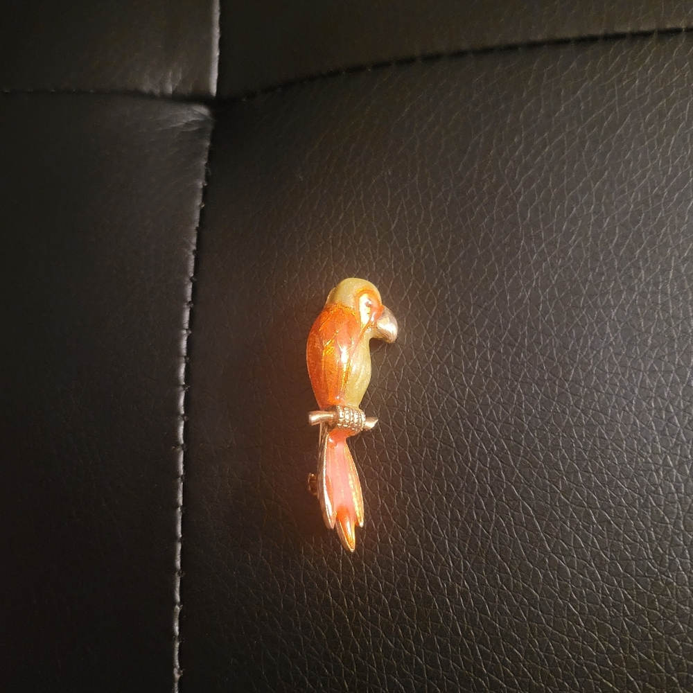 Parrot Brooch